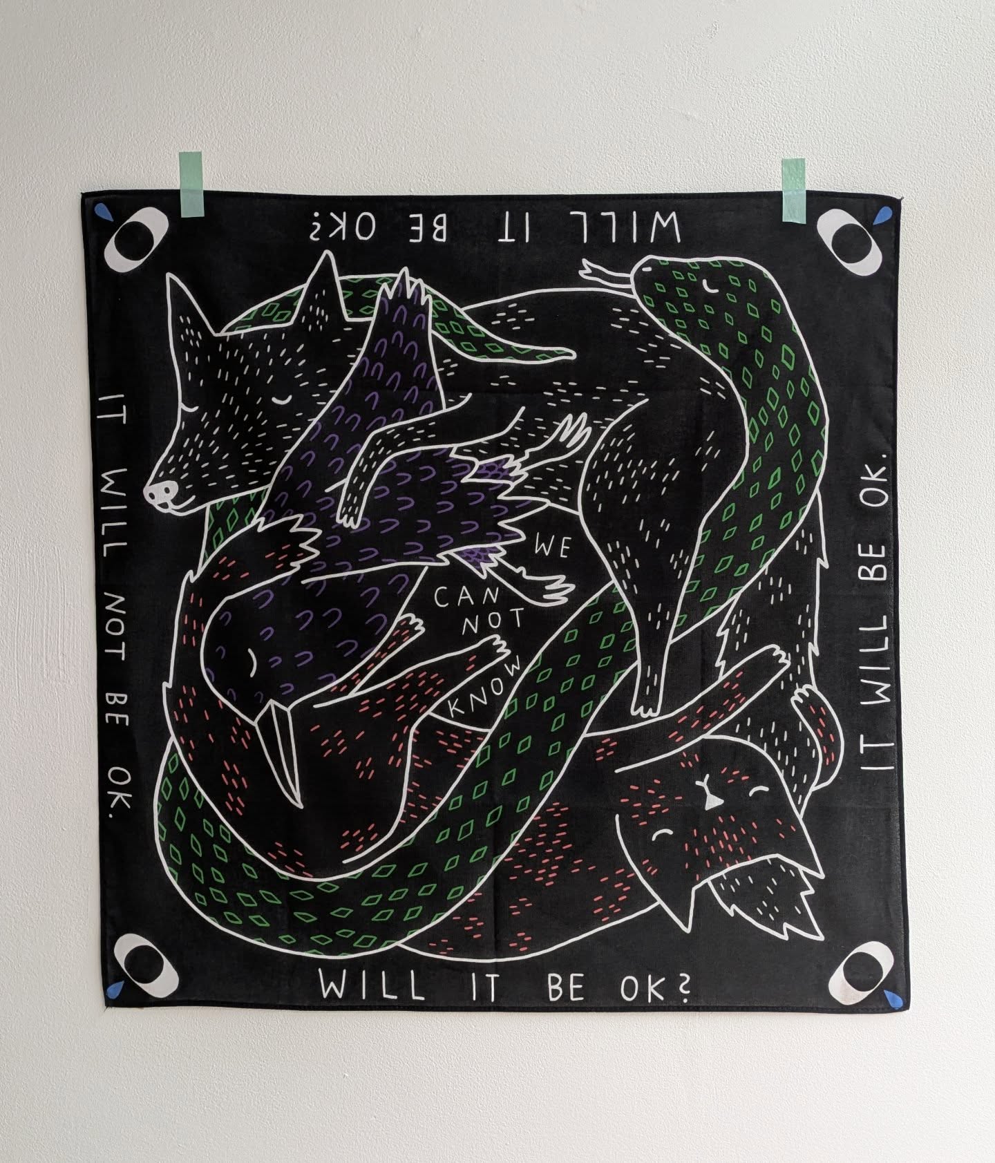 we can now know
.
jetzt im shop! 100% baumwollbandana, bedruckt in süddeutschland. link im profil :)